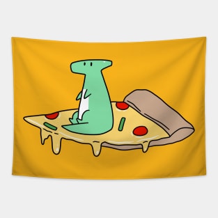 Hadrosaurus Pizza Slice Tapestry