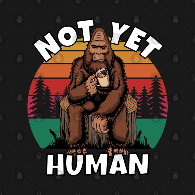 Bigfoot Not Yet Human by RockReflections