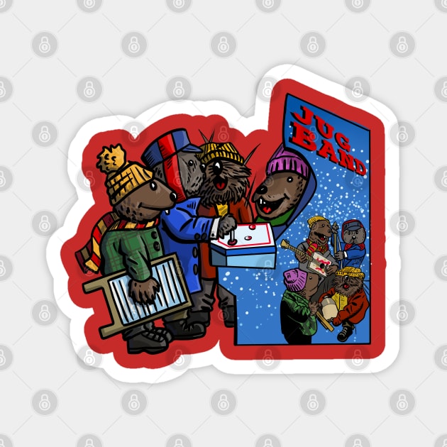 Emmet Otter's Arcade Christmas Magnet by blakely737