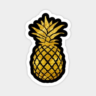 Golden Pineapple Magnet