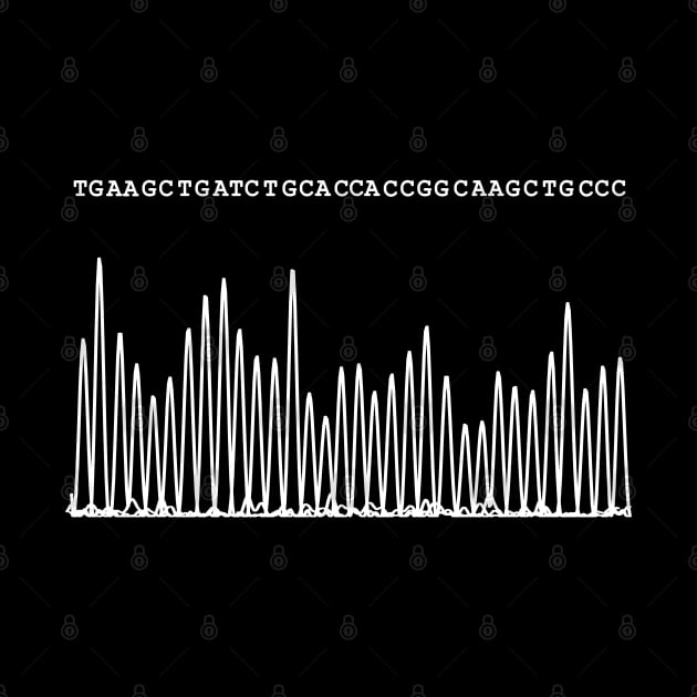 Sequencing Chromatogram, white by RosArt100