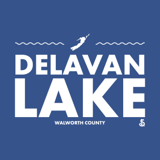 Walworth County, Wisconsin - Delavan Lake T-Shirt