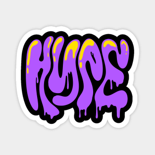 Hype melted typeface y2k Magnet