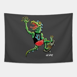 skateboard lizard Tapestry