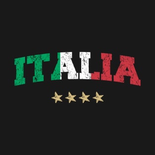 Italy Soccer Shirt Football Fan Italian Flag T-Shirt