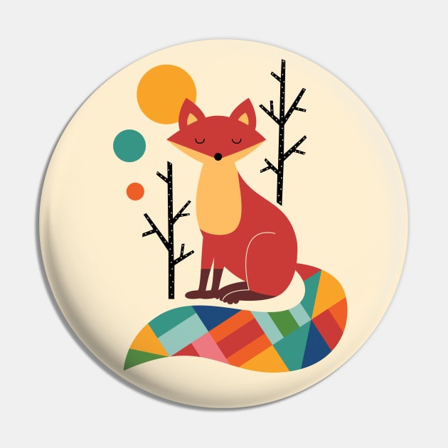 Rainbow Fox Pin by AndyWestface