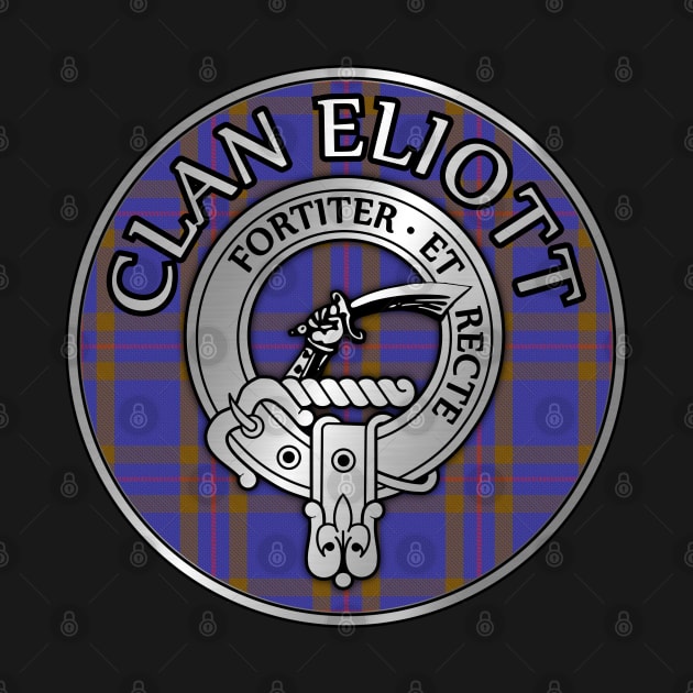 Clan Eliott Crest & Tartan by Taylor'd Designs
