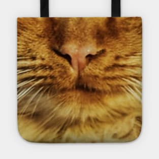 Cat face mask funny design - cat mouth face mask - animal mouth funny face mask Tote