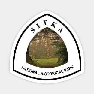 Sitka National Historical Park trail marker Magnet