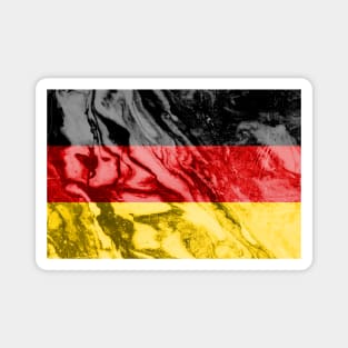 Flag of Germany - Marble texture Magnet