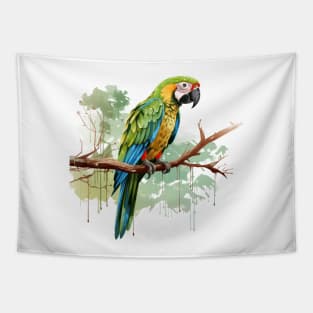 Military Macaw Tapestry