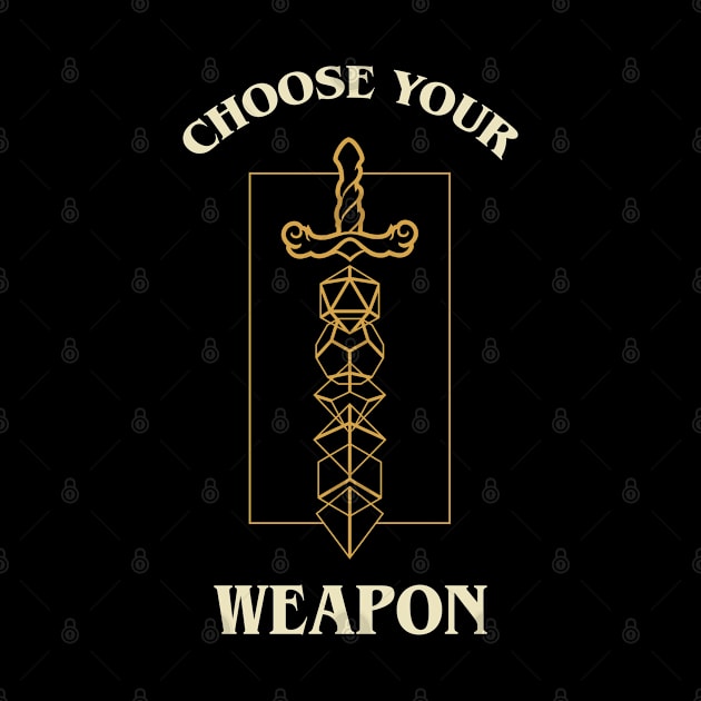 Choose Your Weapon by pixeptional