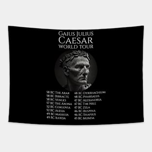 Gaius Julius Caesar World Tour - Ancient Rome History - SPQR Tapestry