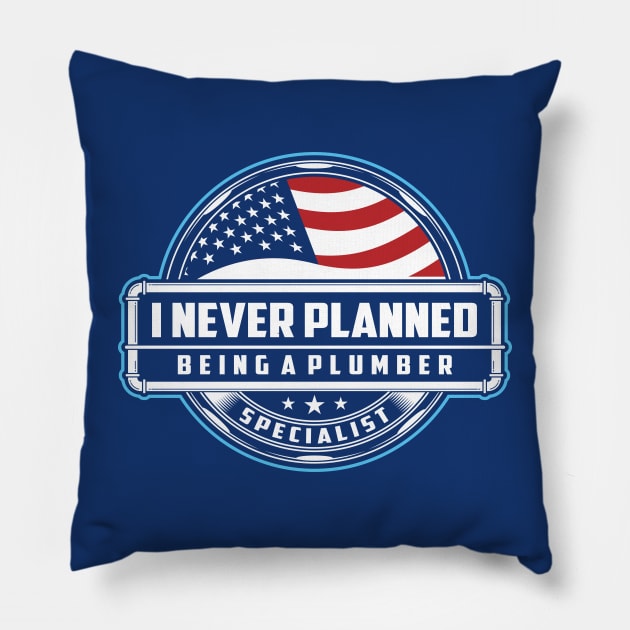 Plumber Quotes Pillow by Gientescape