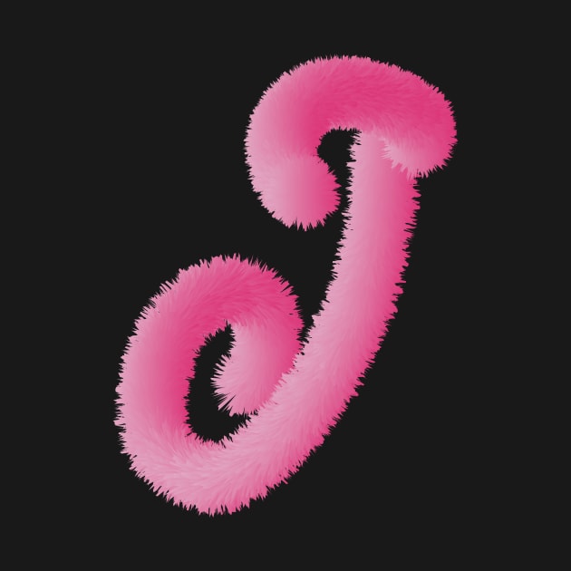 J Pink Animal Initials by desingmari