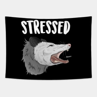 Stressed Possum Tapestry