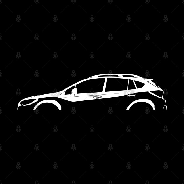 Subaru Crosstrek (GT) Silhouette by Car-Silhouettes