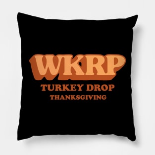 Turkey WKRP Drop 1978 ThanksGiving Pillow