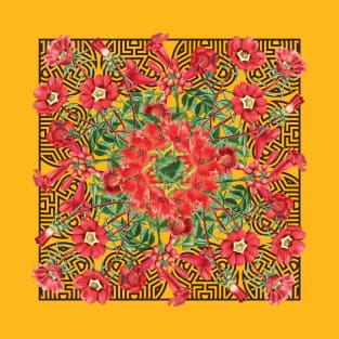 Red Flowers T-Shirt