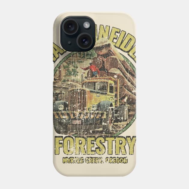 T.A. Schneider Forestry Phone Case by JCD666