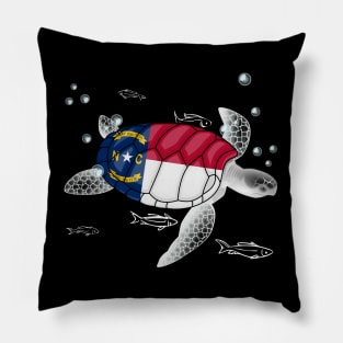 North Carolina Turtle Pillow