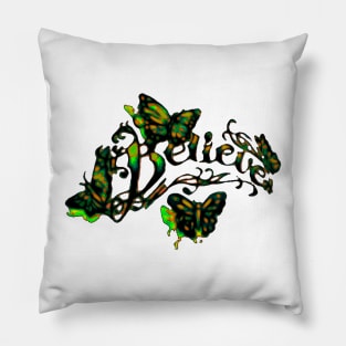 Butterflies Believe Pillow