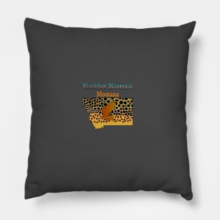 Blackfoot Mountain Montana Pillow