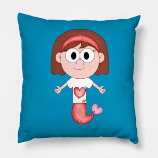 Cherry Quartz Mermaid Pillow