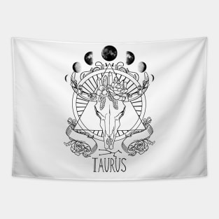 Zodiac Taurus Tapestry