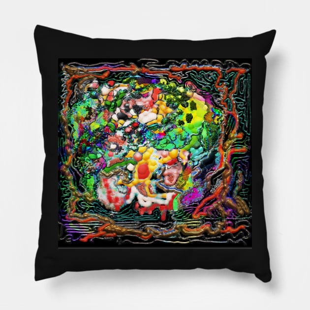 Abstraction #001 Pillow by 3DVictory