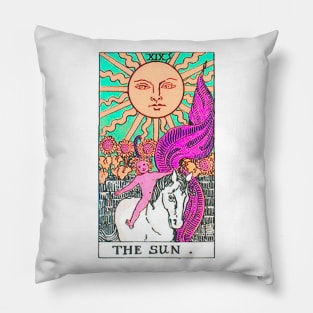 The Sun Tarot TWISTED Pillow