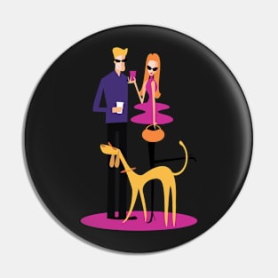 Coffee Couple Pin