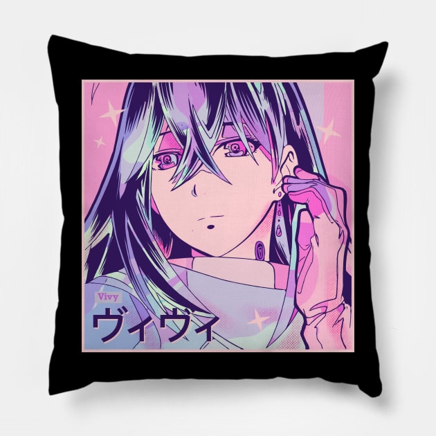Vivy Aesthetic Pillow by kimikodesign