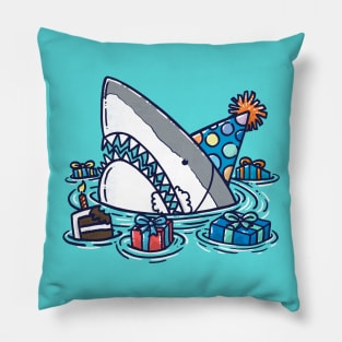 Birthday Shark III Pillow