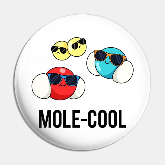 Molecool Cute Molecule Science Pun Pin by punnybone