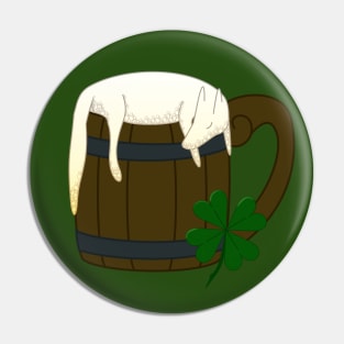 Beer Foam Puppy Pin