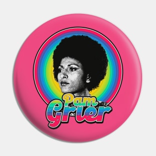 Pam Grier Rainbow Pin