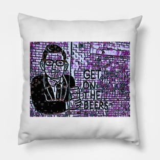 Get on the Beers (Red Wine) with Dan Andrews Pillow