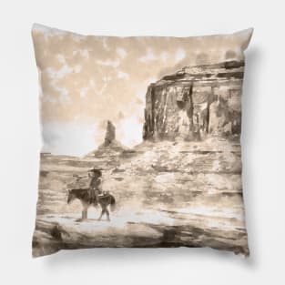 Alone in The Wild West, Gold Rush Pillow