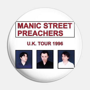 Manic Street Preachers Uk 1996 Pin