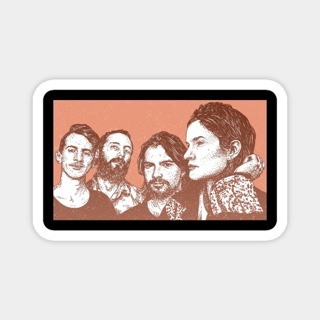 Big Thief Custom Magnet by sapstudio design