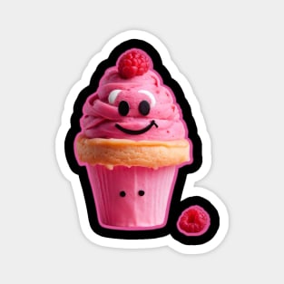 Raspberry Sorbet Happy Cartoon Anime character Magnet