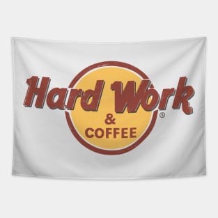 Hard Work and Coffee Tapestry