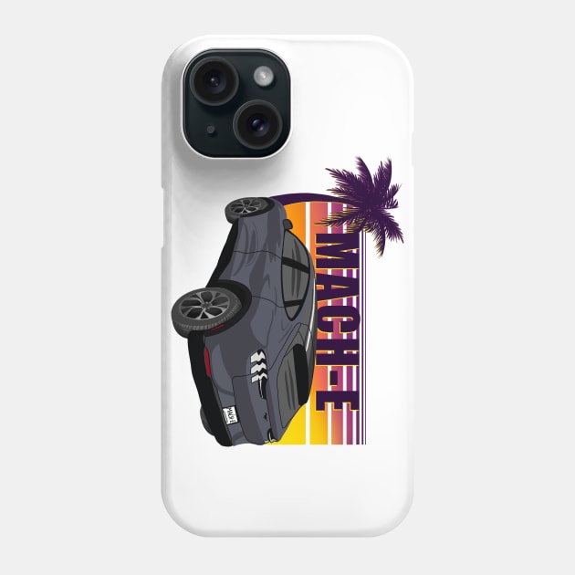 Sunset Mach-E in Carbonized Gray Phone Case by zealology