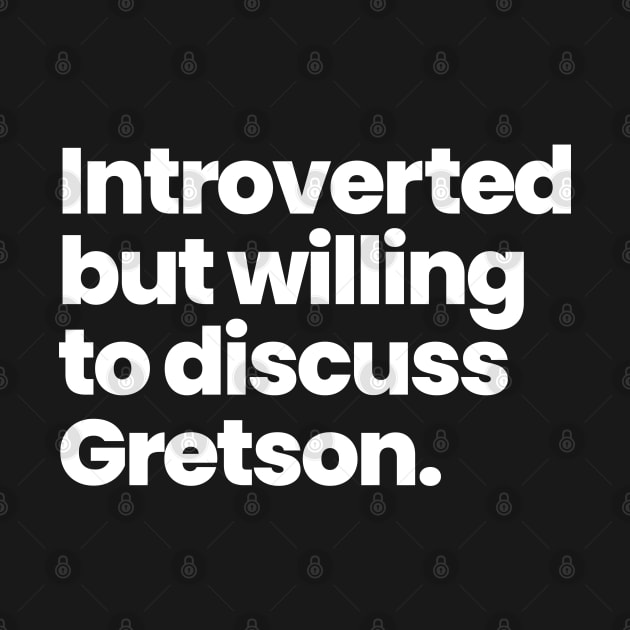 Introverted but willing to discuss Gretson - Greta Gill and Carson Shaw by VikingElf