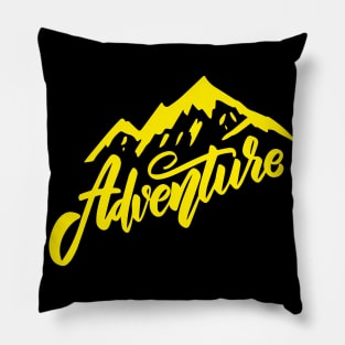 The Adventure Begins Pillow