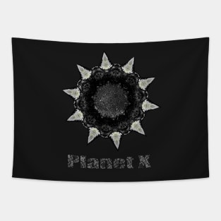 Planet X Black Star Tapestry