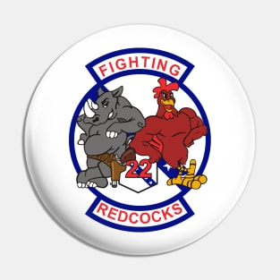 F/A 18 - Rhino - VFA22 Fighting Redcocks Pin