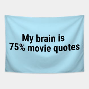 My brain is 75% movie quotes Black Tapestry