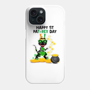 happy st pat rex day Dinosaur Phone Case